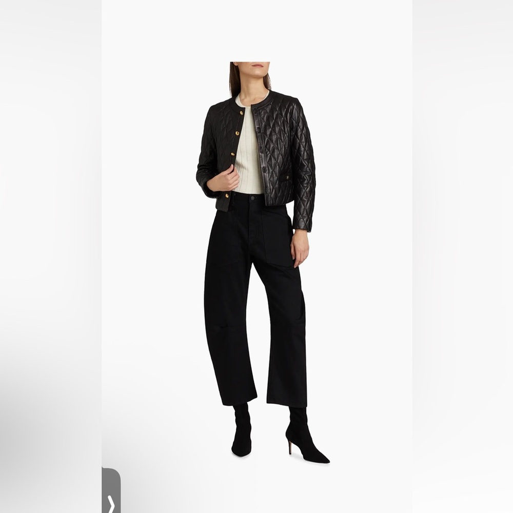 NILI LOTAN
Shon Jeans in Black